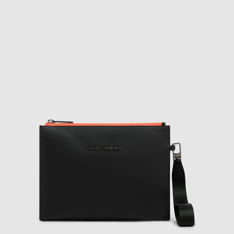 Water-resistant wristlet Piquadro x Audi Revolut F1® Team - black