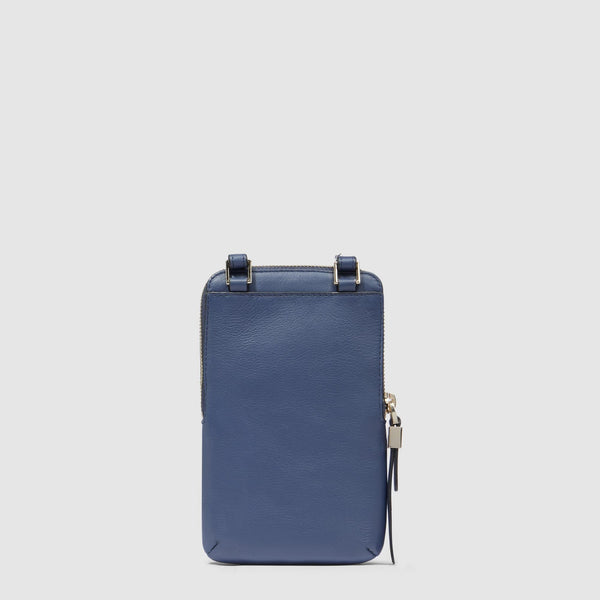 Leather neck phone case