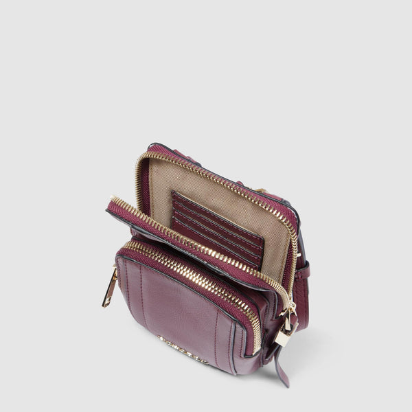 Leather neck phone case