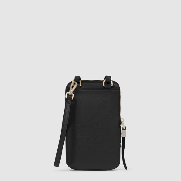 Leather neck phone case