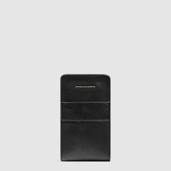 Leather neck phone case