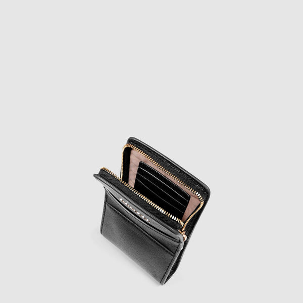 Leather neck phone case