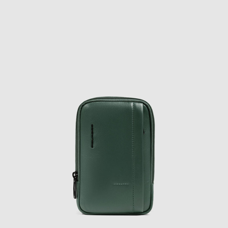 Leather neck phone case