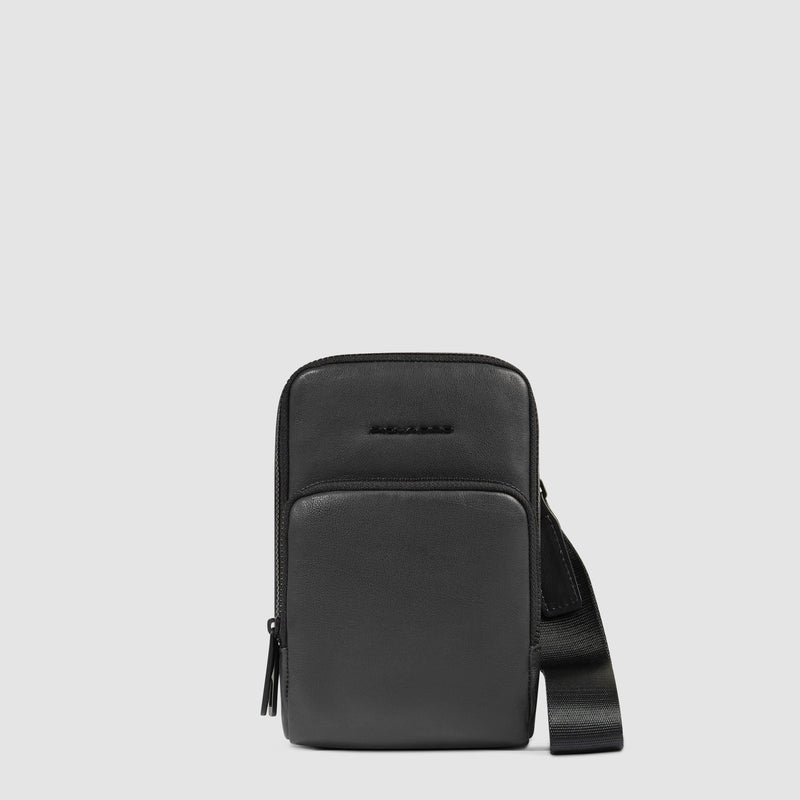 Leather neck phone case