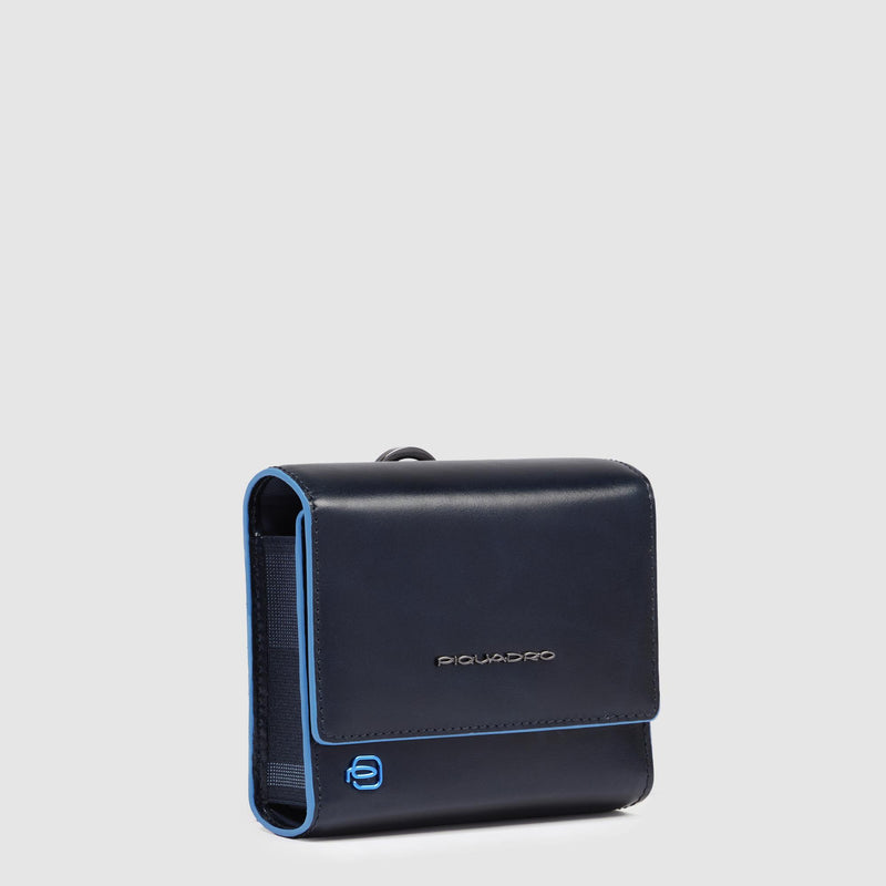 Leather case for foldable wireless charging base