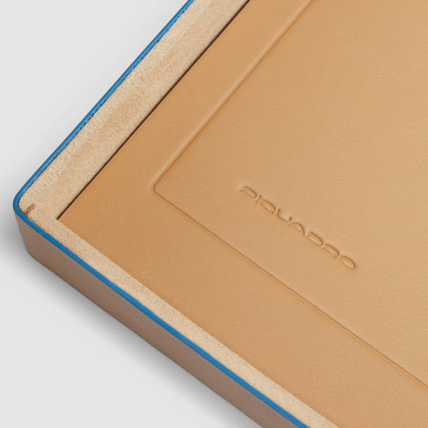 Leather valet tray