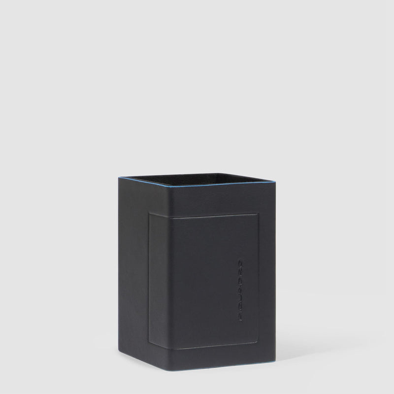Leather pen holder