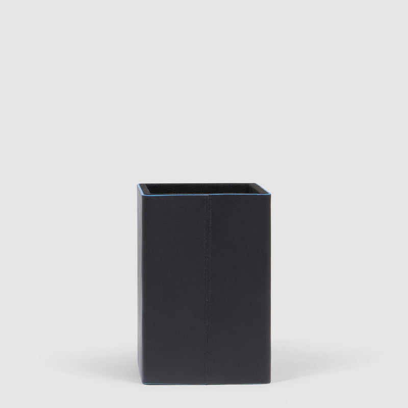 Leather pen holder