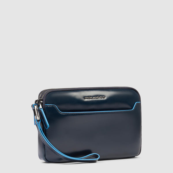 Pochette uomo a tre scomparti