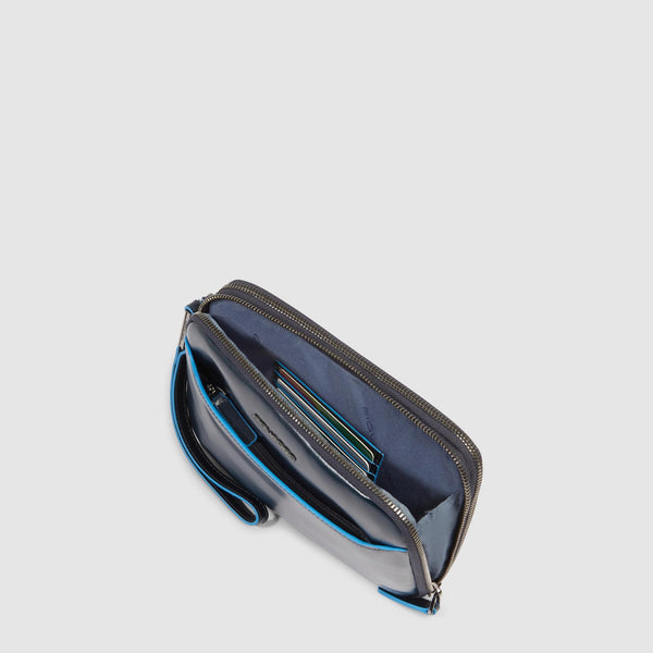 Pochette uomo a tre scomparti