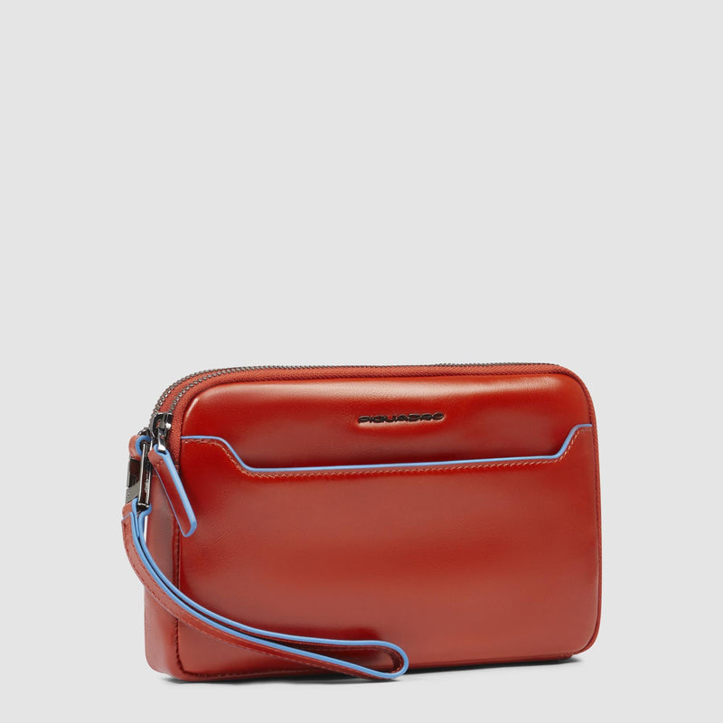 Men's clutch with three dividers