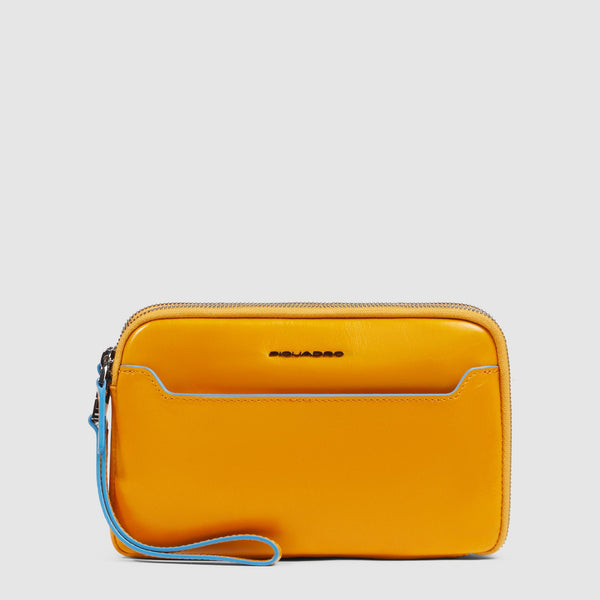 Pochette uomo a tre scomparti
