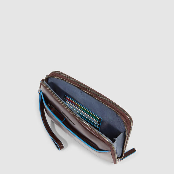 Men's clutch with three dividers