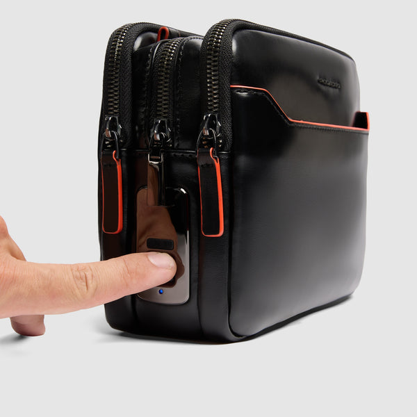 Men's Leather Clutch with Fingerprint Lock for iPad® mini - 4