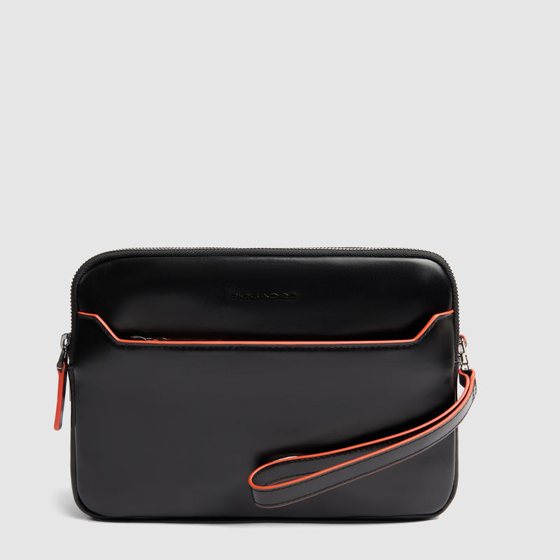 Men's Leather Clutch with Fingerprint Lock for iPad® mini