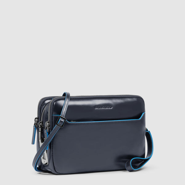 Men's clutch with fingerprint security lock