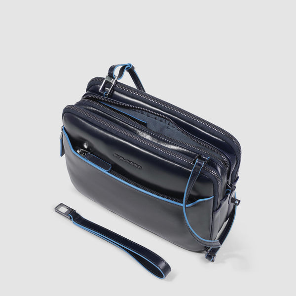 Men's clutch with fingerprint security lock