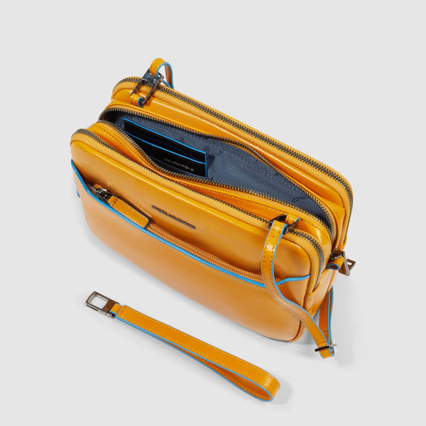 Men's clutch with fingerprint security lock