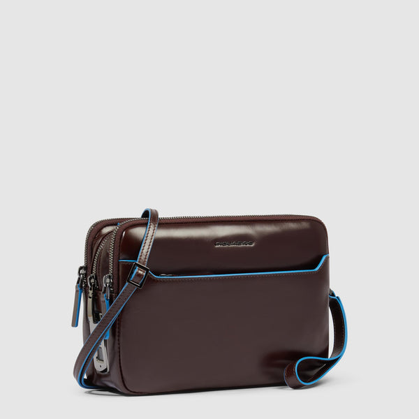 Men's clutch with fingerprint security lock