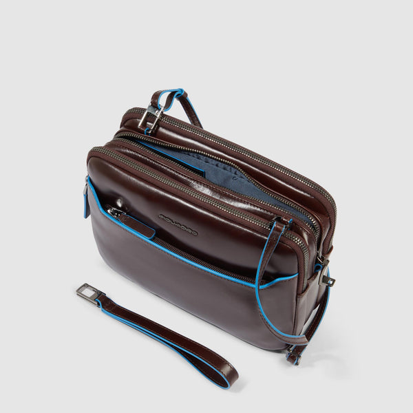 Men's clutch with fingerprint security lock