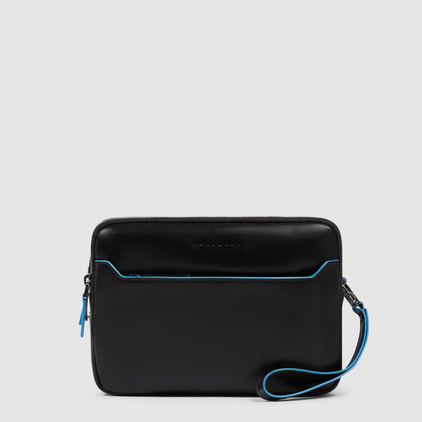 Men's clutch with fingerprint security lock