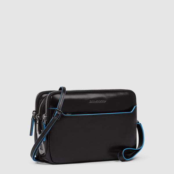Men's clutch with fingerprint security lock