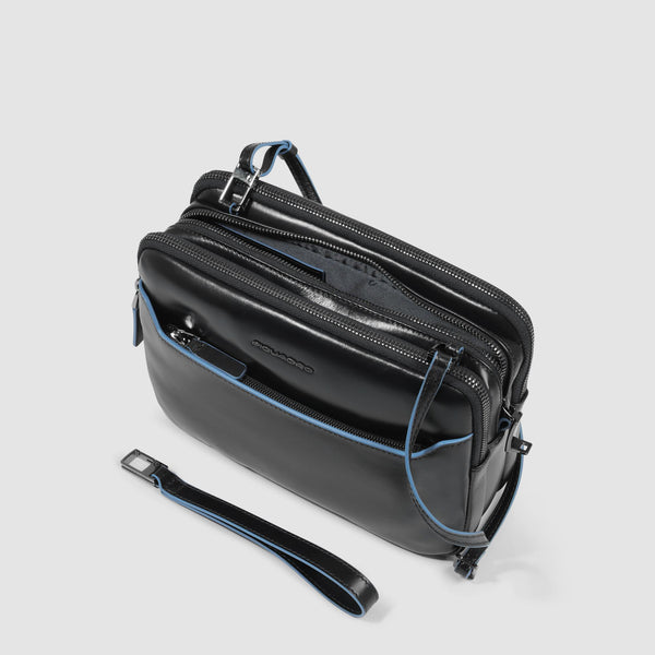 Men's clutch with fingerprint security lock
