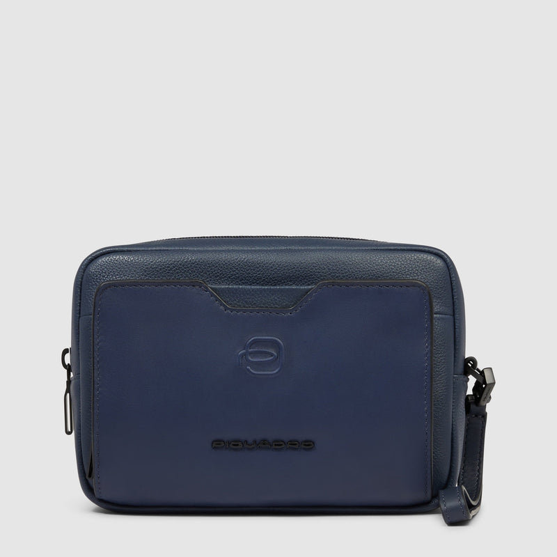 Men's clutch with removable shoulder strap