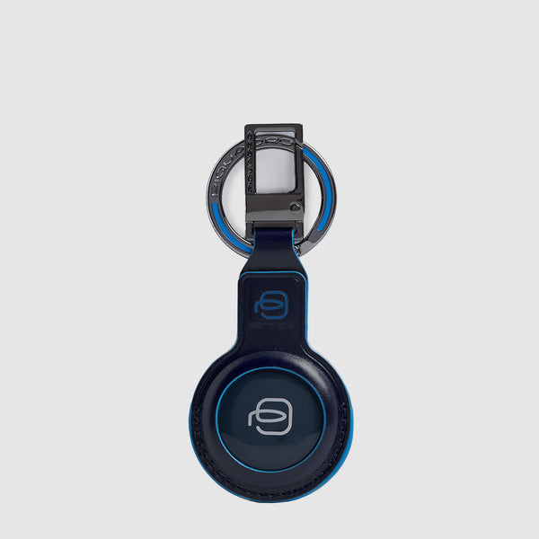 Piquadro Smart Tracker leather keychain