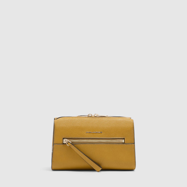 Women's Leather Crossbody Clutch with Phone Pocket - 1