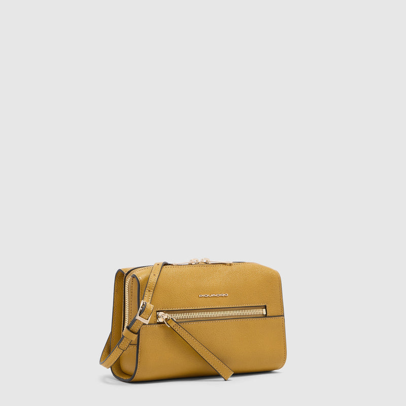 Women's Leather Crossbody Clutch with Phone Pocket