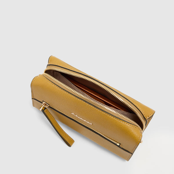 Women's Leather Crossbody Clutch with Phone Pocket - 4