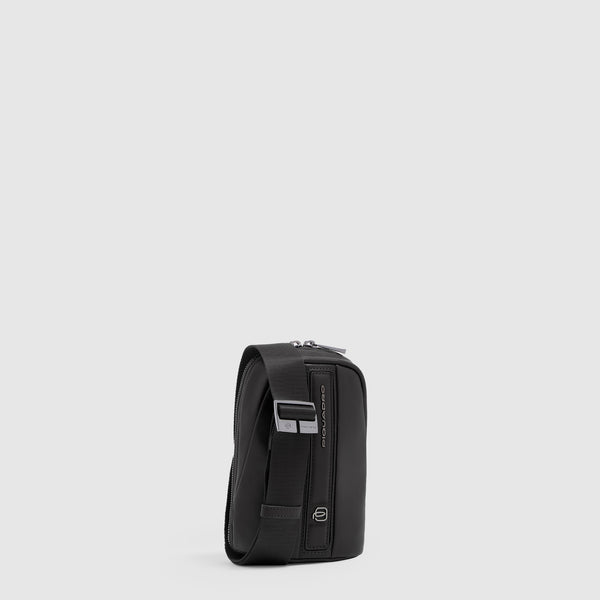 Leather Neck Phone Pouch with Bluetooth® Tracker Slot - 1