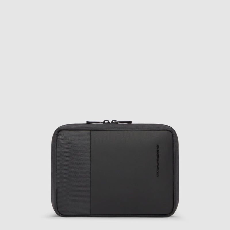 Modular Water-Resistant Toiletry Bag in Recycled Fabric