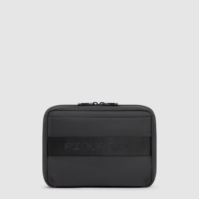 Modular Water-Resistant Toiletry Bag in Recycled Fabric