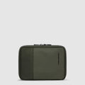 Modular Water-Resistant Toiletry Bag in Recycled Fabric