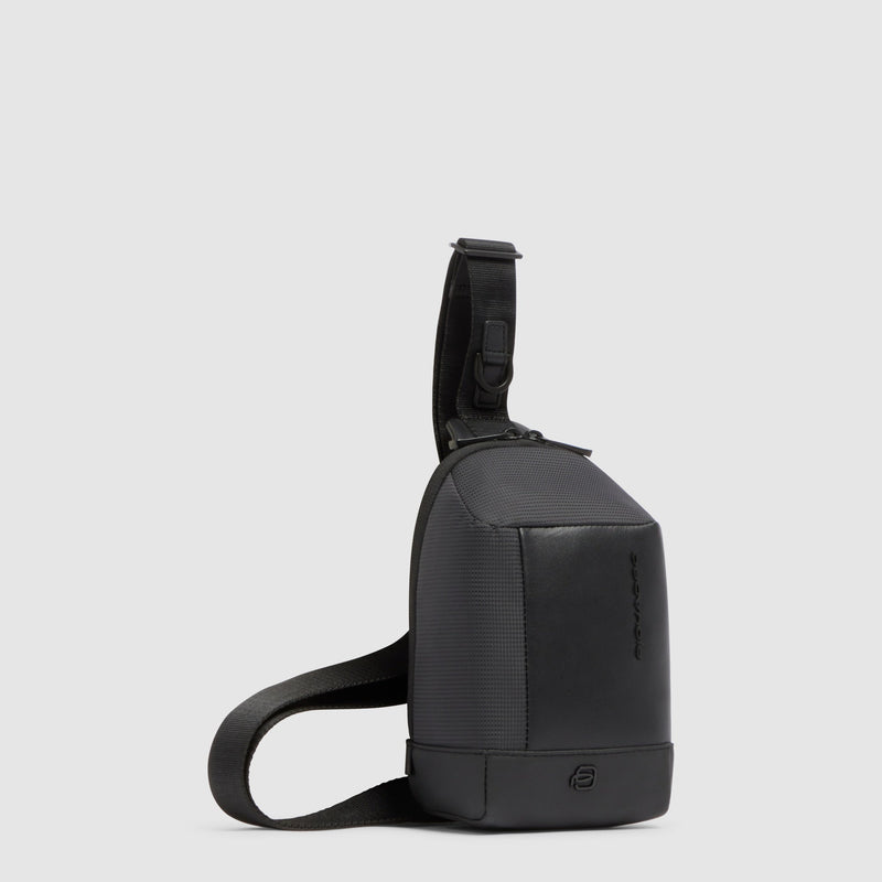 Crossbody Phone Bag in Recycled Fabric with RFID Protection