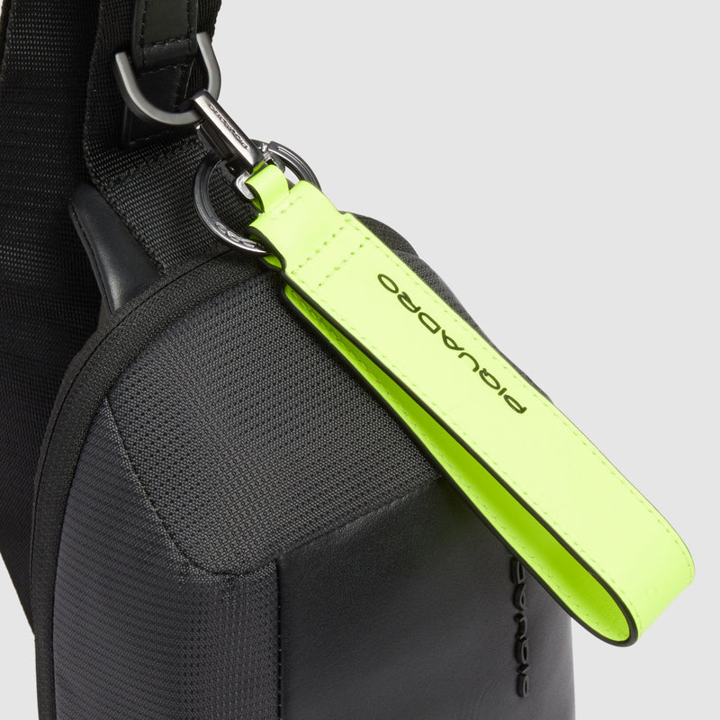 Crossbody Phone Bag in Recycled Fabric with RFID Protection