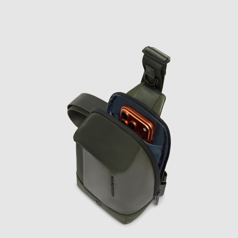 Sacoche téléphone en tissu recyclé