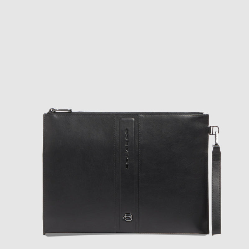 Men's Leather Clutch for 11" iPad® with Wrist Strap