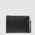 Men's Leather Clutch for 11" iPad® with Wrist Strap