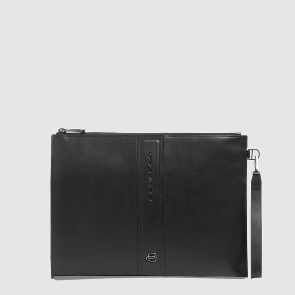 Men's Leather Clutch for 11" iPad® with Wrist Strap - 1