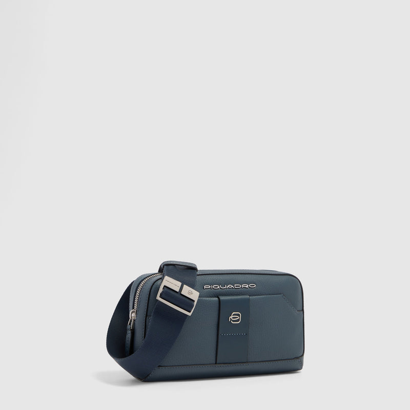 Pochette uomo in pelle con tracolla