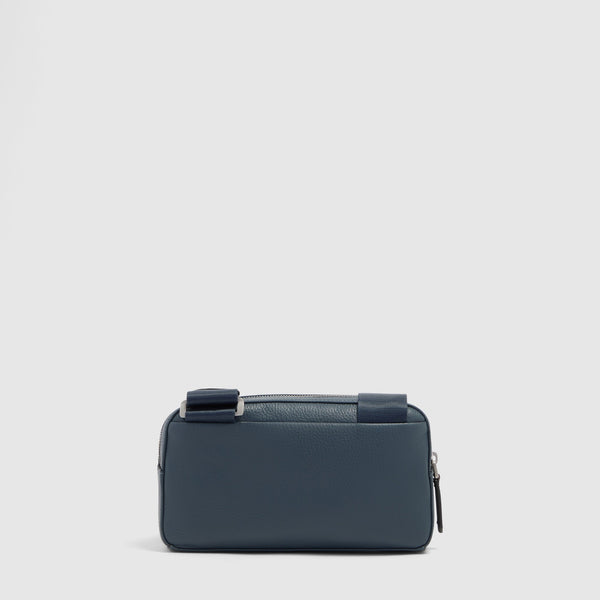 Pochette uomo in pelle con tracolla - 3