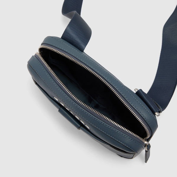Pochette uomo in pelle con tracolla - 4
