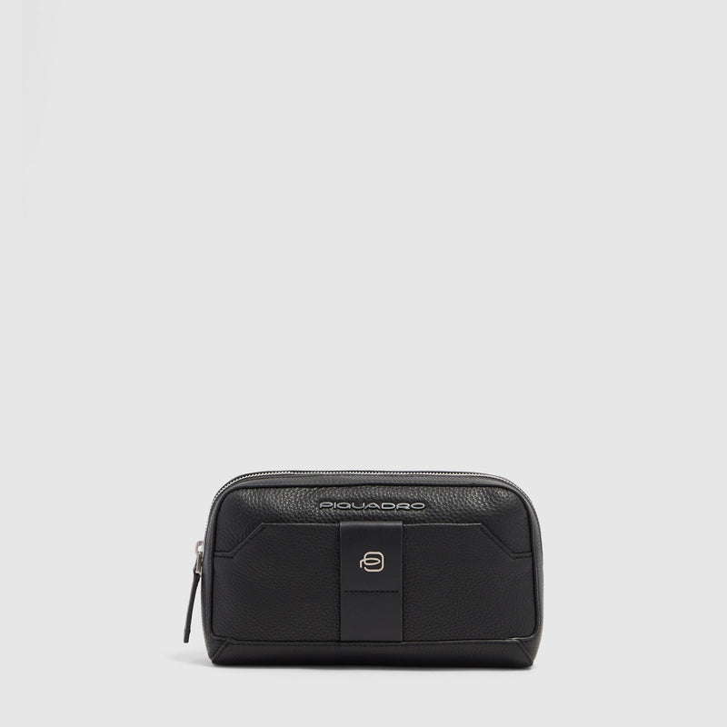 Pochette uomo in pelle con tracolla
