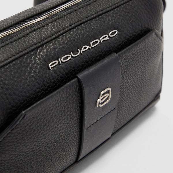 Pochette uomo in pelle con tracolla - 5