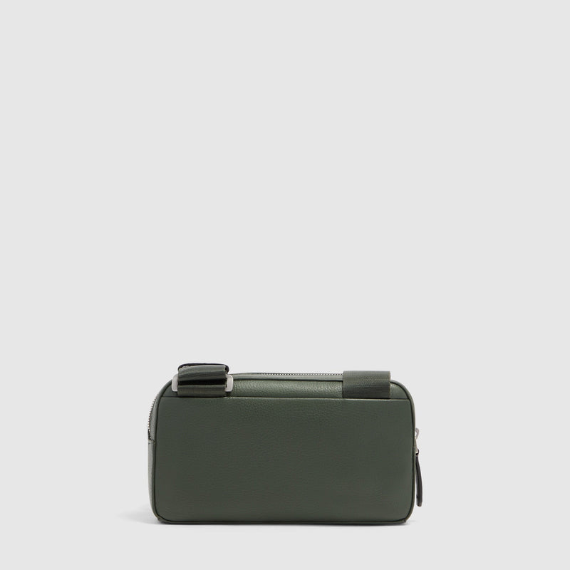 Pochette uomo in pelle con tracolla