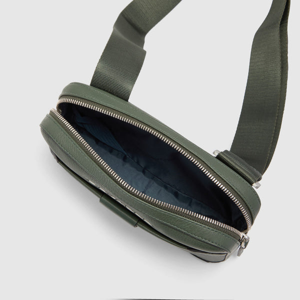 Pochette uomo in pelle con tracolla - 4