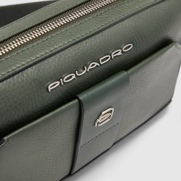 Pochette uomo in pelle con tracolla - 5